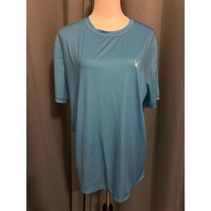 Spyder Men's Blue Rash Guard Shirt M Quick Dry UPF 30+ Surfing